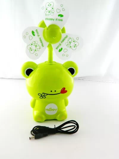 Вентилятор настольный, 25см, пластик/металл USB+аккум K-1178 /60