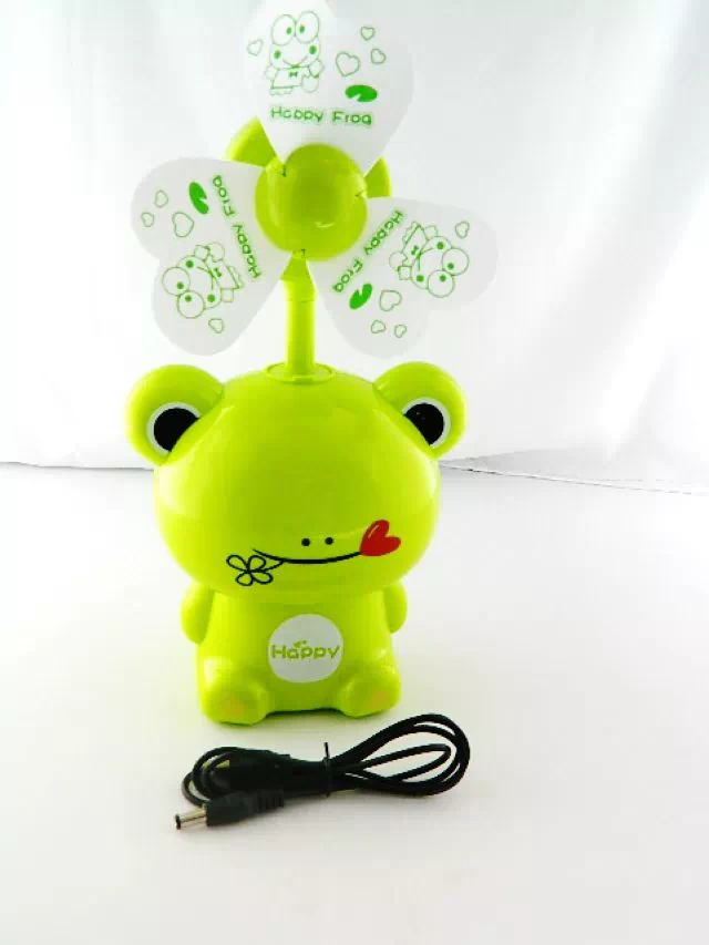 Вентилятор настольный, 25см, пластик/металл USB+аккум K-1178 /60